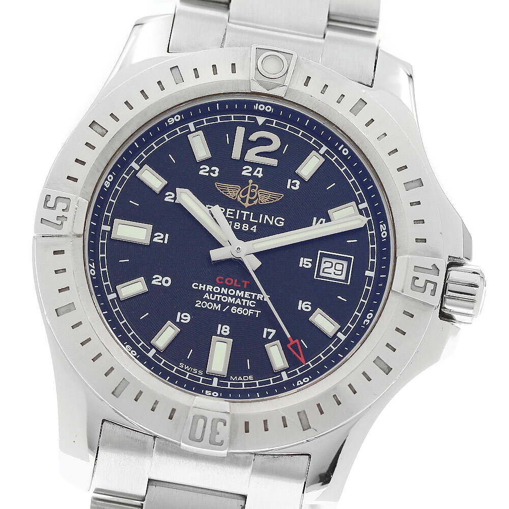 Other - ブライトリング BREITLING A17388 コルト オートマチック デイト 自動巻き メンズ 保証書付き_951906【中古】