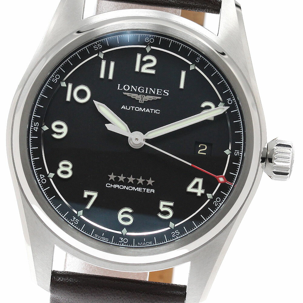 RADO - ロンジン LONGINES L3.810.4 スピリット 40 デイト 自動巻き メンズ 極美品 箱・保証書付き_952600【中古】