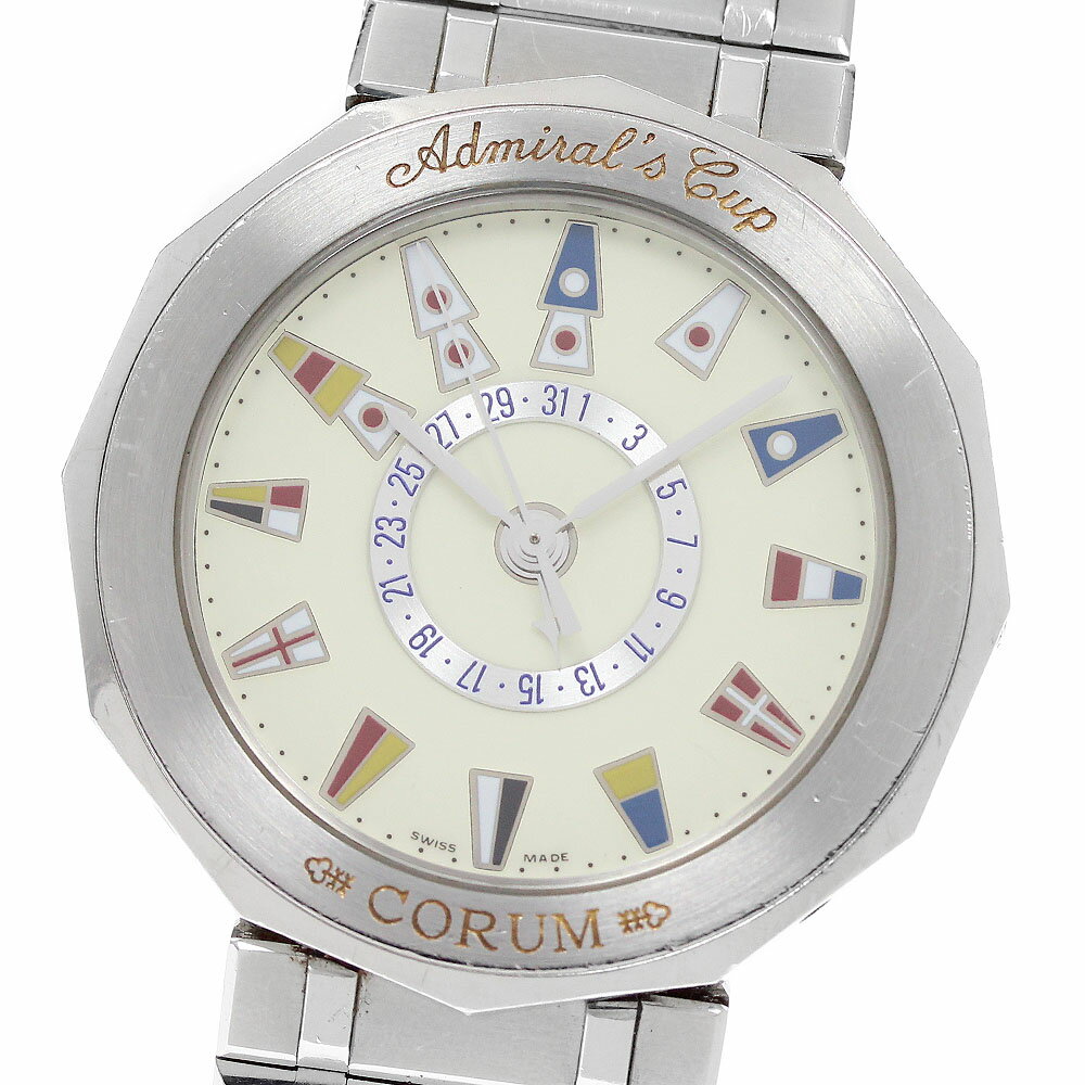 コルム CORUM 263.810.20 V350 アドミラルズカップ デイト クォーツ メンズ _953436【中古】
