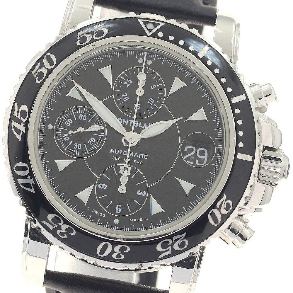 SWATCH - モンブラン MONTBLANC 7034/M29300 マイスターシュティック クロノグラフ 自動巻き メンズ 良品 箱・保証書付き_916649【中古】
