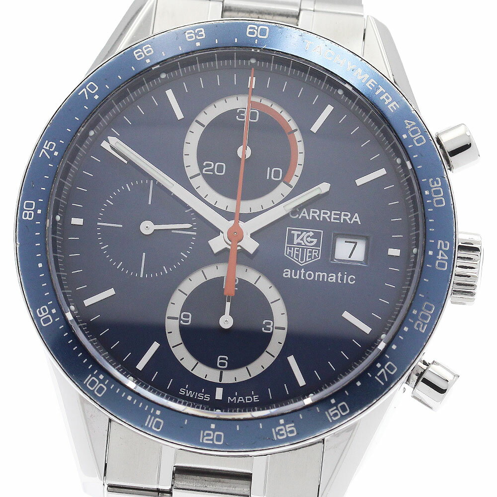 タグホイヤー TAG HEUER CV2015 カレラ クロノグラフ 自動巻き メンズ _944882【中古】