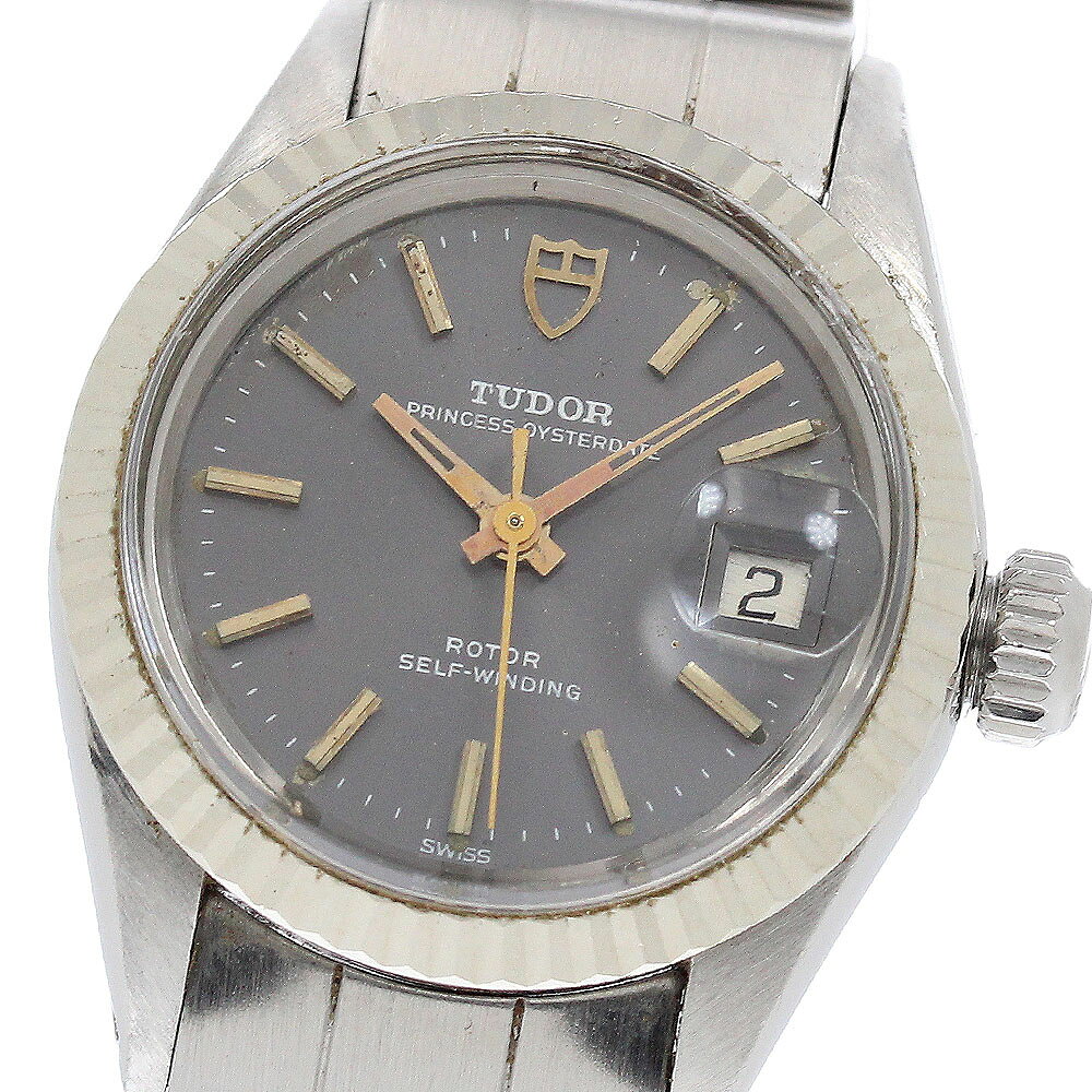 チュードル TUDOR 92414 プリンセス オイスターデイト WGベゼル 自動巻き レディース  ...