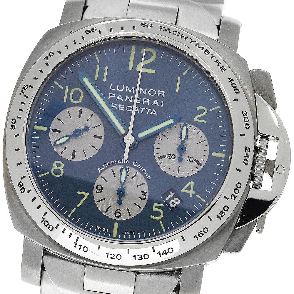 パネライ PANERAI PAM00168 ルミノール レガッタ クロノグラフ 自動巻き メンズ 良品 _949735【中古】