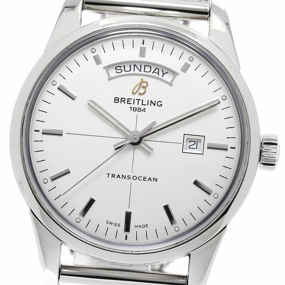Other - ブライトリング BREITLING A45310 トランスオーシャン デイデイト 自動巻き メンズ 良品 _950467【中古】