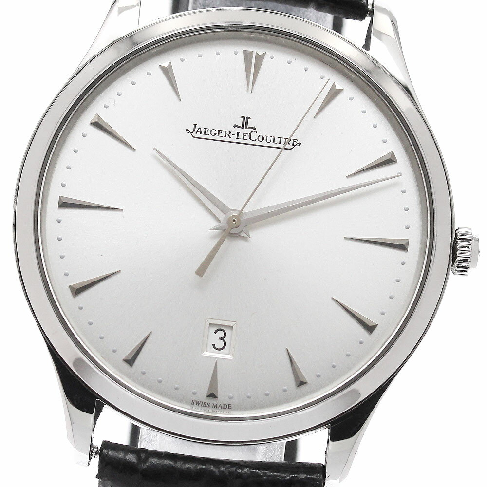 ジャガー・ルクルト JAEGER-LECOULTRE 174.8.37.S/Q1288420 マスターウルトラスリム デイト 自動巻き メンズ _950673【中古】