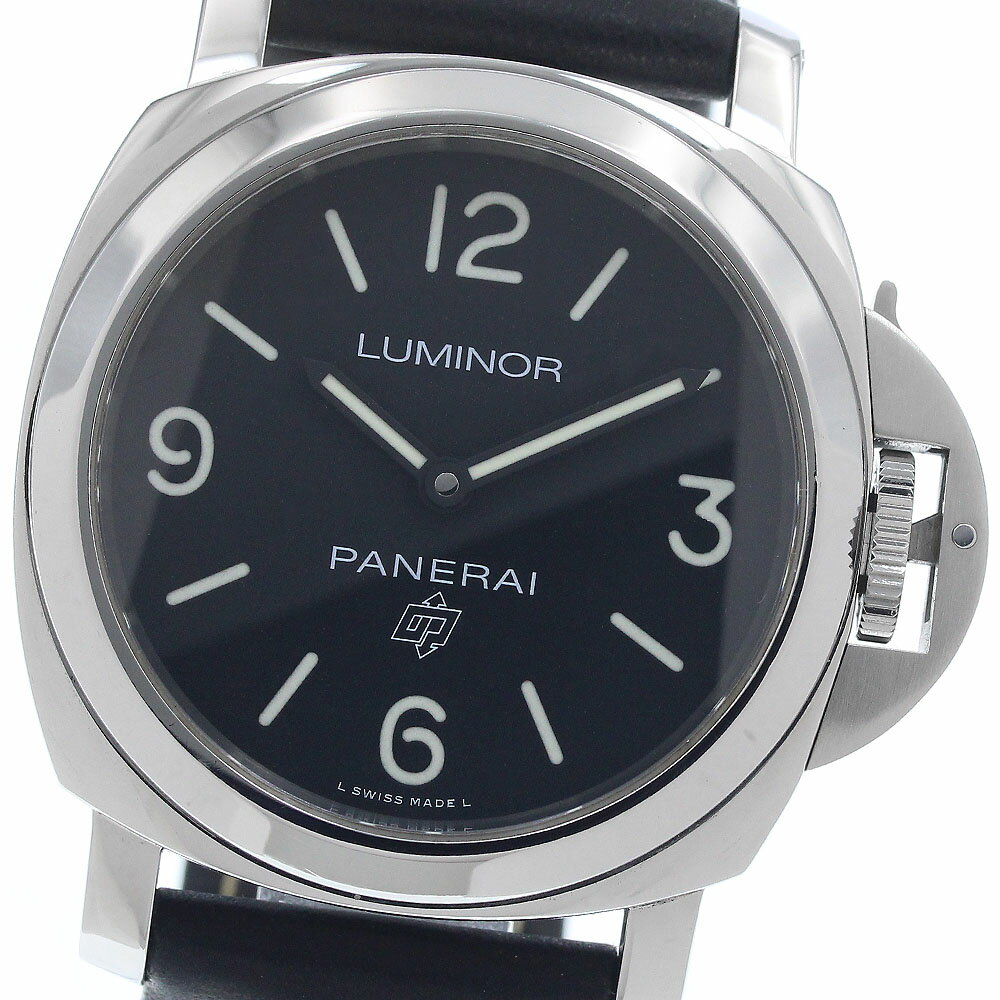 Other - パネライ PANERAI PAM00773 ルミノール ベース ロゴ 3デイズ アッチャイオ 手巻き メンズ 良品 保証書付き_951905【中古】