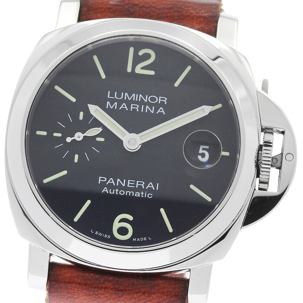 パネライ PANERAI PAM01048 ルミノール マリーナ 自動巻き メンズ 保証書付き_951911【中古】