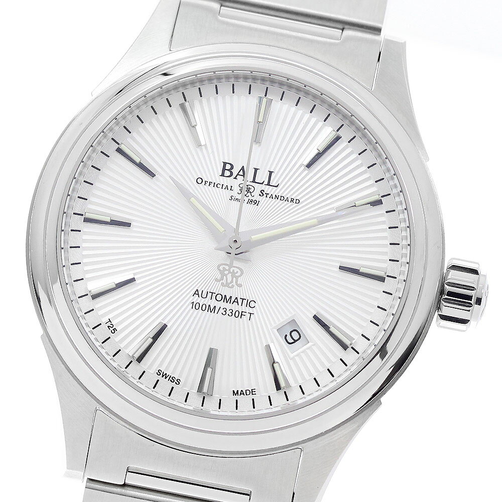 ボールウォッチ BALLWATCH NM2098C-S6J-SL ストークマン ヴィクトリー デイト 自動巻き メンズ 良品 保証書付き_952514【中古】