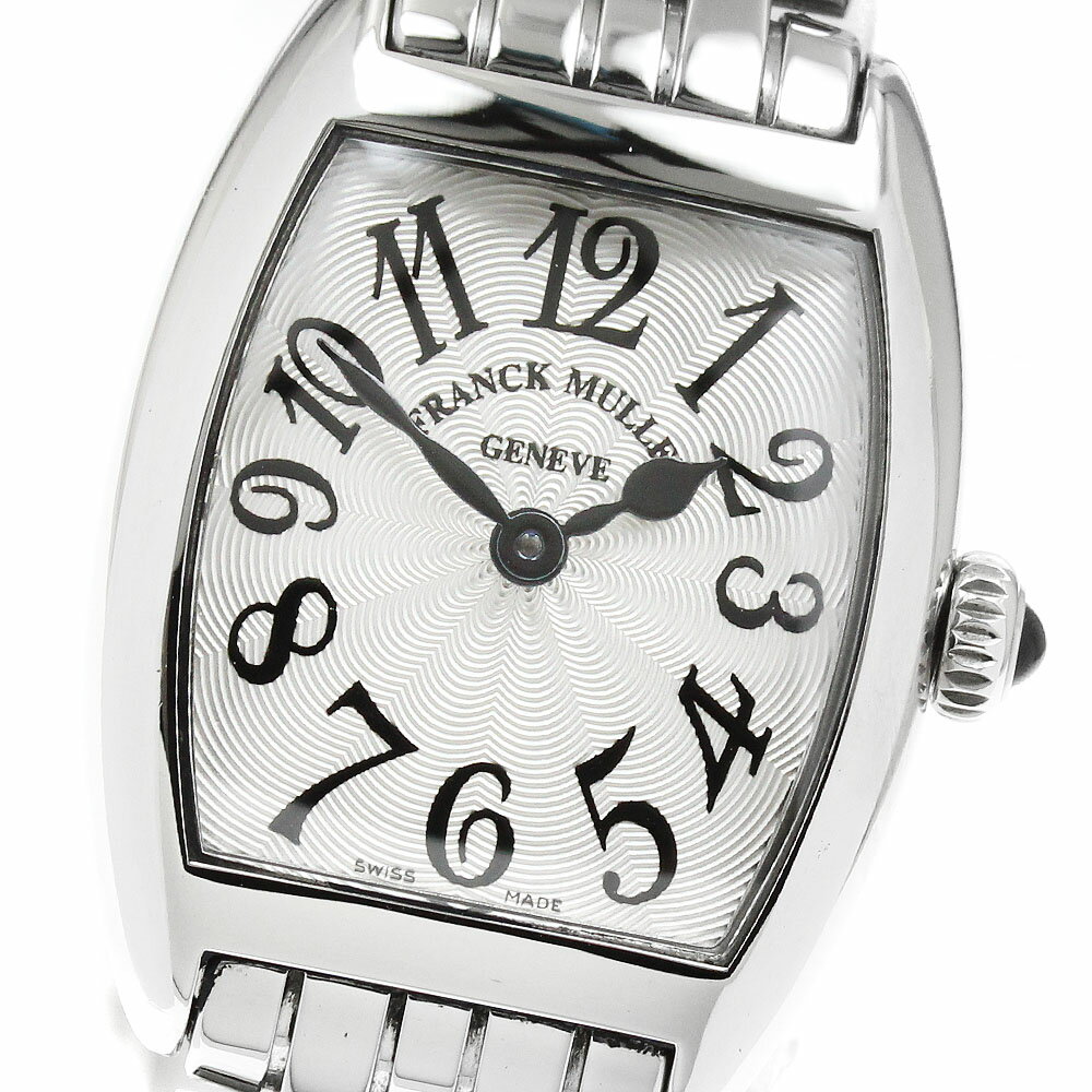 フランクミュラー FRANCK MULLER 2252QZ トノー カーベックス インターミディエ クォーツ レディース _952565【中古】
