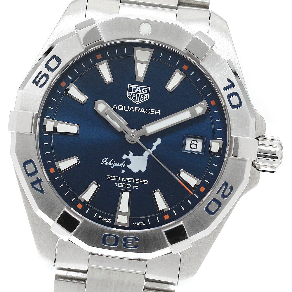 タグホイヤー TAG HEUER WBD1116.BA0928 アクアレーサー 石垣島スペシャルエディション デイト クォーツ メンズ 良品 _952651【中古】