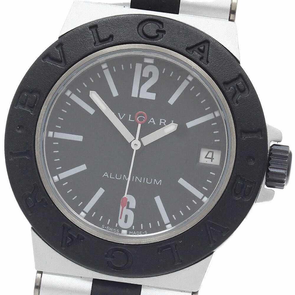 BVLGARI - ブルガリ BVLGARI AL32TA アルミニウム クォーツ ボーイズ 良品 _952833【中古】