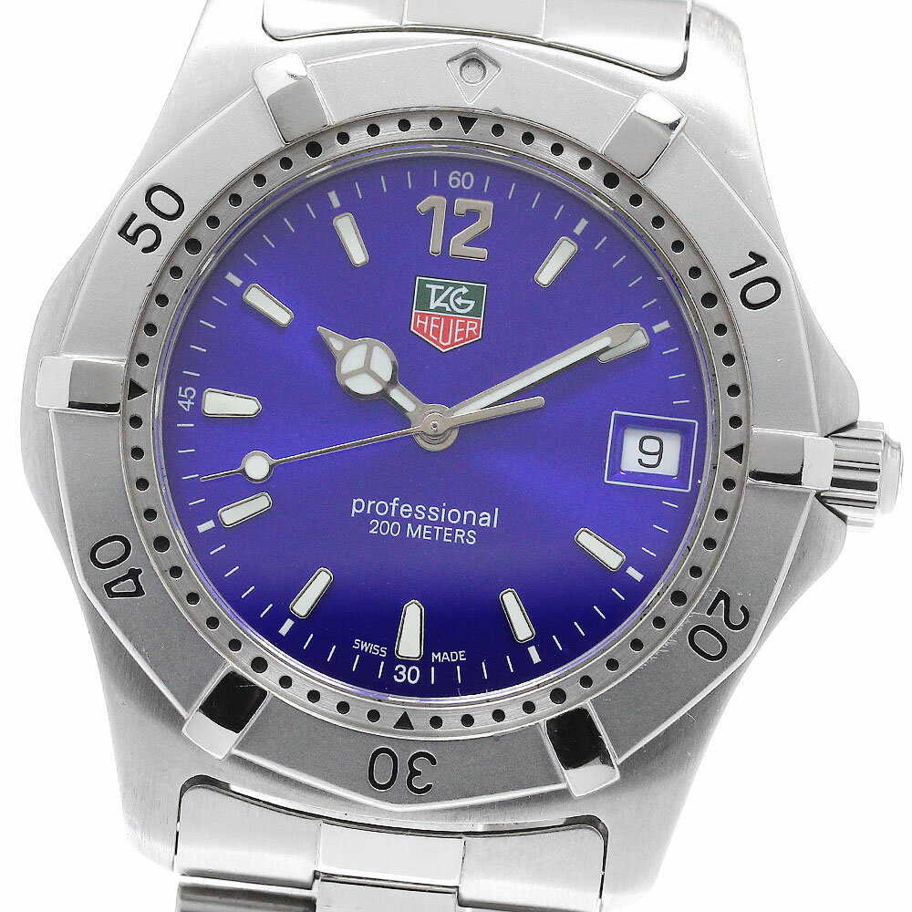 タグホイヤー TAG HEUER WK1116-0 プロフェッショナル200M デイト クォーツ メンズ _953395【中古】