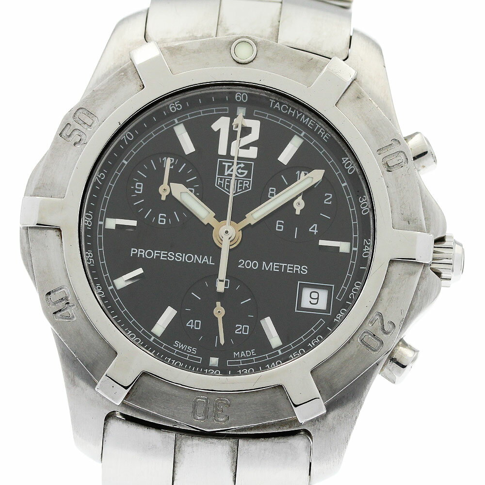 Specialist - タグホイヤー TAG HEUER CN1110 エクスクルーシブ デイト クロノグラフ クォーツ メンズ _943271【中古】