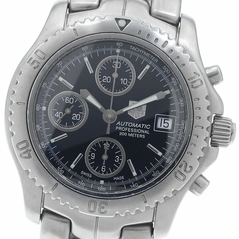 タグホイヤー TAG HEUER CT2111 リンク クロノグラフ デイト 自動巻き メンズ _950476【中古】
