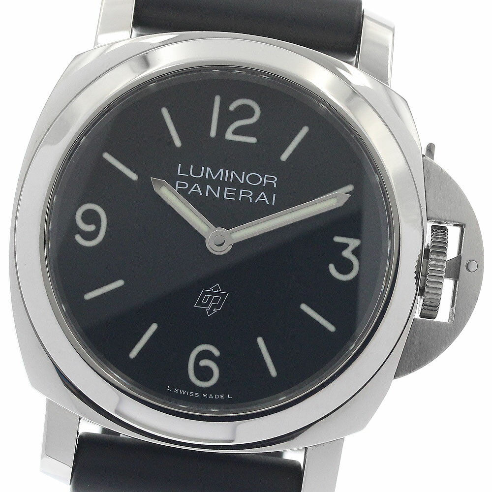 パネライ PANERAI PAM01086 ルミノール ベース ロゴ 44mm 手巻き メンズ 良品 保証書付き_951946【中古】