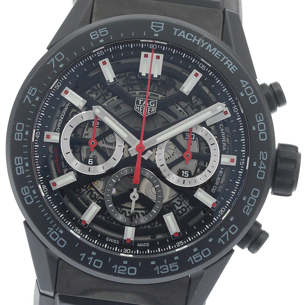 タグホイヤー TAG HEUER CBG2A90 カレラ キャリバー ホイヤー02クロノグラフ 自動巻き メンズ 良品 箱・保証書付き_952025【中古】