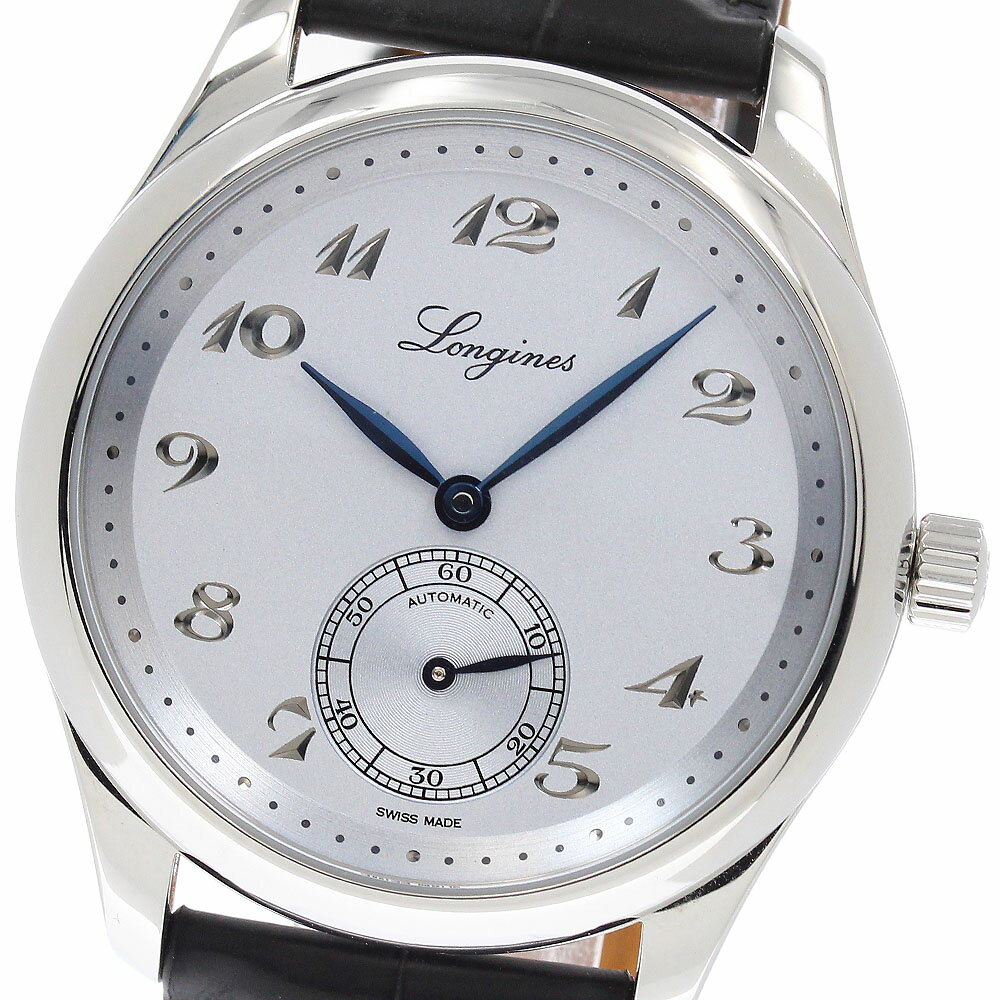 ロンジン LONGINES L2.843.4.73.2 マスターコレクション スモールセコンド 自動巻き メンズ 良品 内箱・保証書付き_953383【中古】