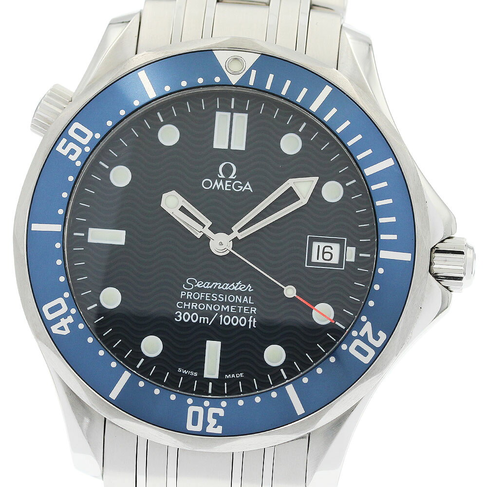 オメガ OMEGA 2531.80 シーマスター300 デイト 自動巻き メンズ 美品 _930193【中古】