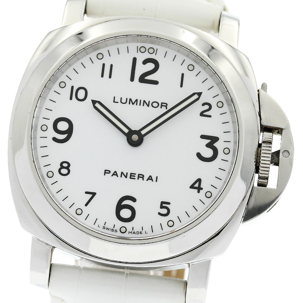 パネライ PANERAI PAM00114 ルミノール ベース 手巻き メンズ _946716【中古 ...