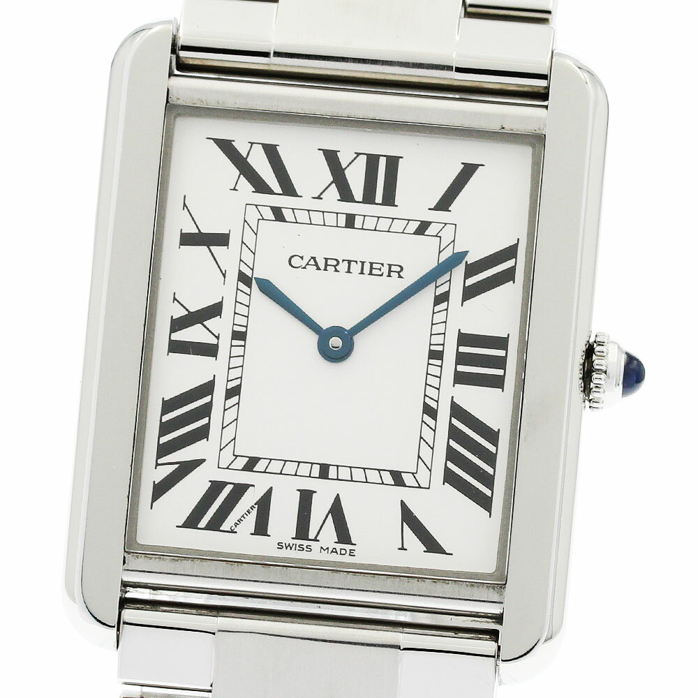 其它 - カルティエ CARTIER W5200014 タンクソロ LM クォーツ メンズ 良品 保証書付き_948652【中古】