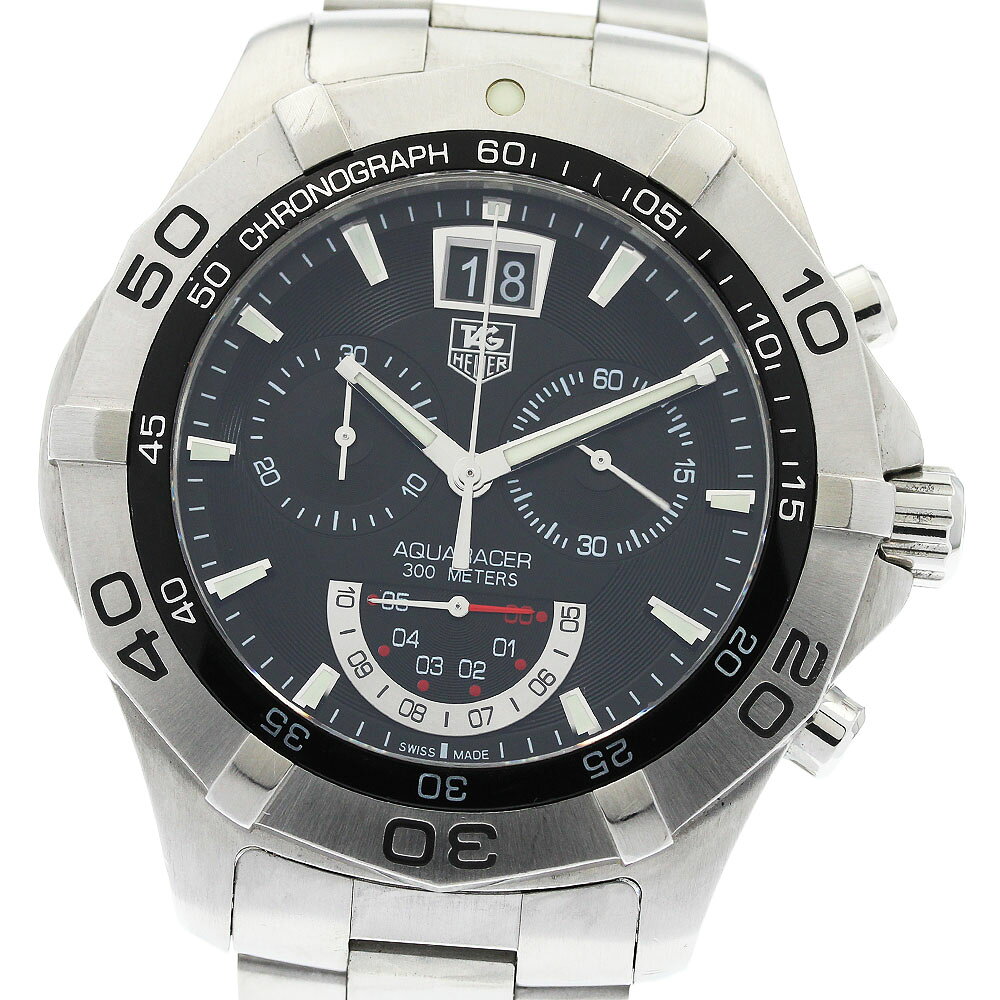 タグホイヤー TAG HEUER CAF101A.BA0821 アクアレーサー グランドデイト クォーツ メンズ _950395【中古】