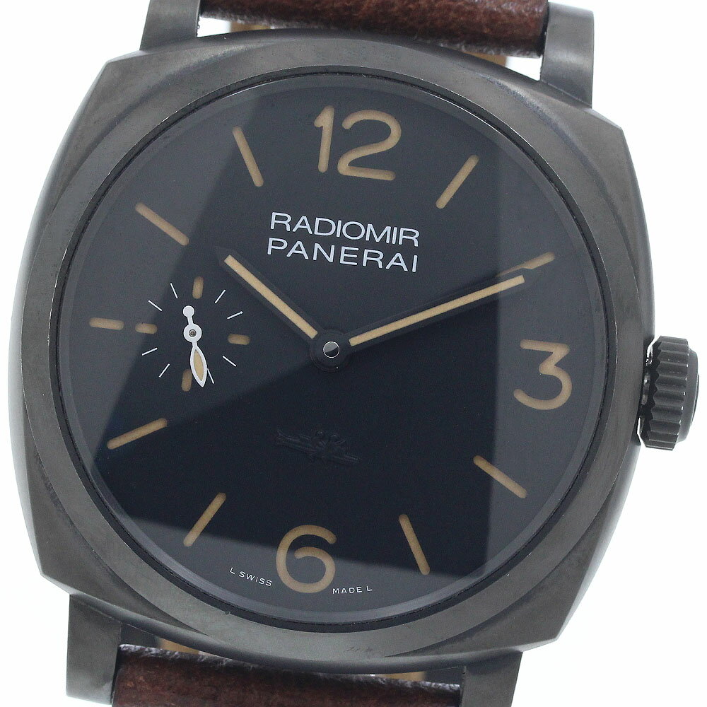 パネライ PANERAI PAM00532 ラジオミール 1940 パネリスティ フォーエバー 3デイズ 47mm 手巻き メンズ 良品 保証書付き_951893【中古】