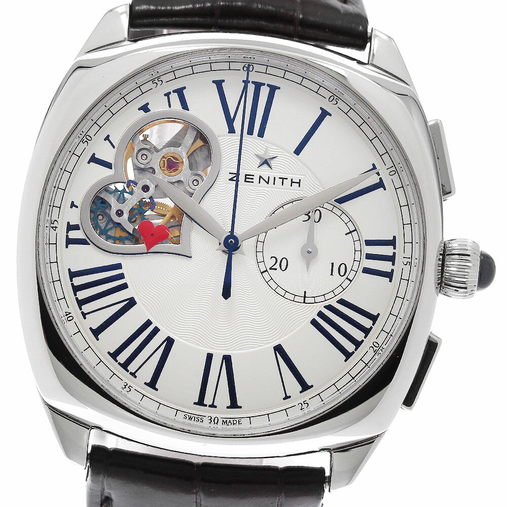Zenith - ゼニス ZENITH 03.1925.4062 スター・オープン クロノグラフ 自動巻き レディース _951962【中古】