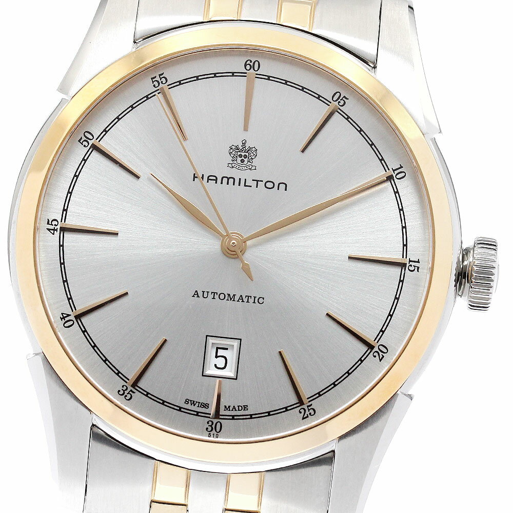 ハミルトン HAMILTON H424251 アメリカンクラシック スピリットオブリバティ デイト 自動巻き メンズ 良品 箱・保証書付き_952589【中古】