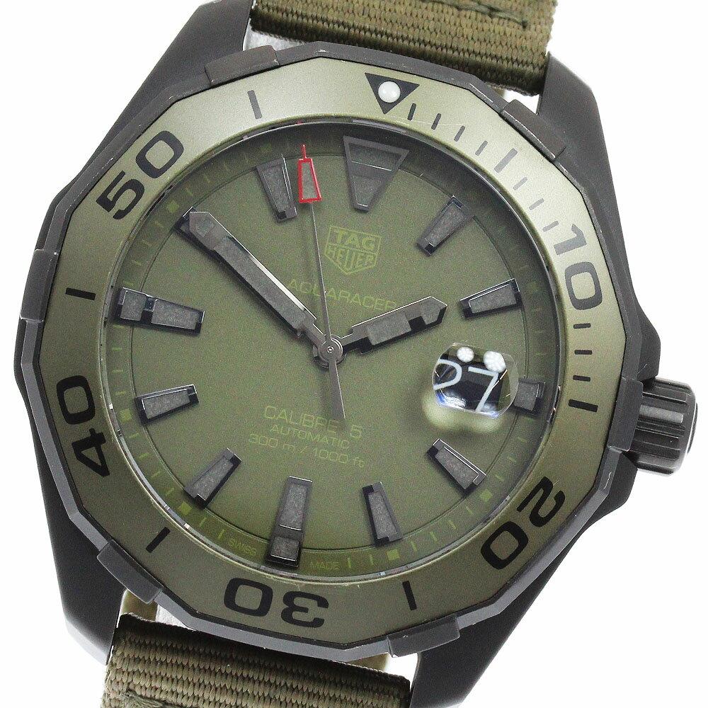 タグホイヤー TAG HEUER WAY208E アクアレーサー キャリバー5 デイト 自動巻き メンズ _952803【中古】