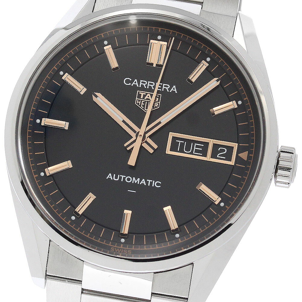 タグホイヤー TAG HEUER WDA2111.BA0043 カレラ デイデイト 自動巻き メンズ 良品 箱・保証書付き_953381【中古】