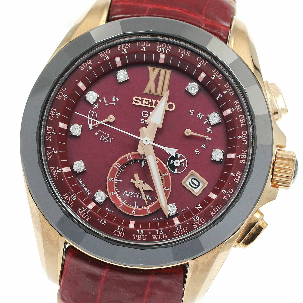 樂天商城 - セイコー SEIKO SBXB080/8X53-0AM0-2 アストロン 9Pダイヤ GPS 500本限定 ソーラー電波 メンズ _953598【中古】