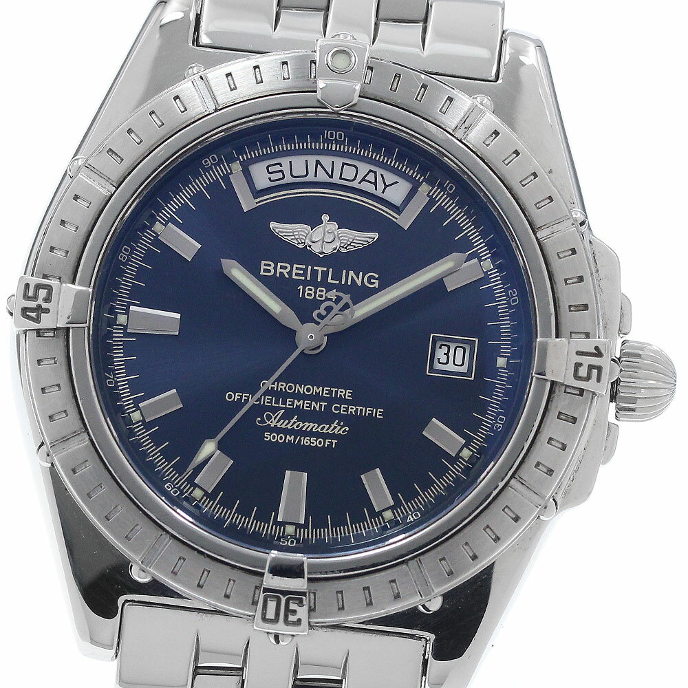 ブライトリング BREITLING A45355 ヘッドウィンド デイデイト 自動巻き メンズ 保証書付き_946824【中古】