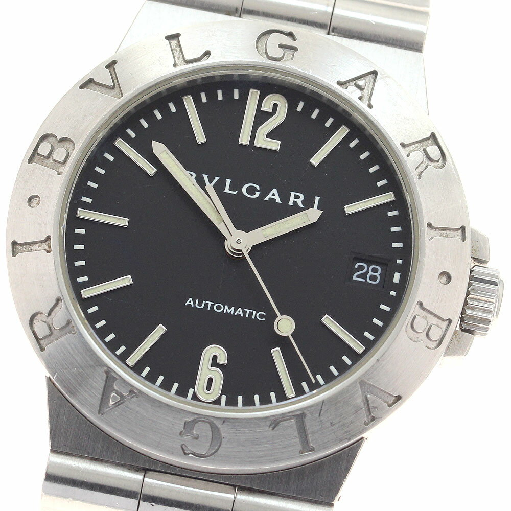 Aluminum - ブルガリ BVLGARI LCV35S ディアゴノ デイト 自動巻き メンズ _947417【中古】