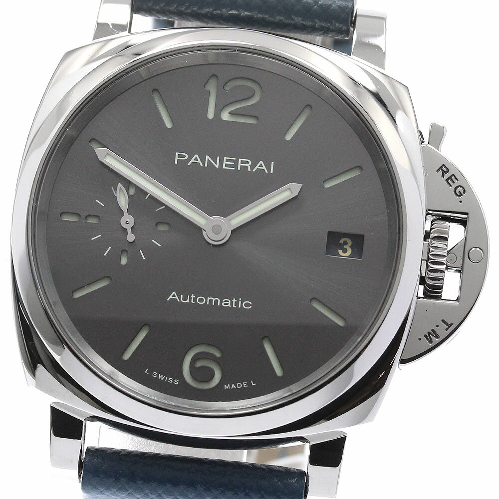 パネライ PANERAI PAM00755 ルミノール ドゥエ スモールセコンド デイト 自動巻き ボーイズ 保証書付き_951928【中古】