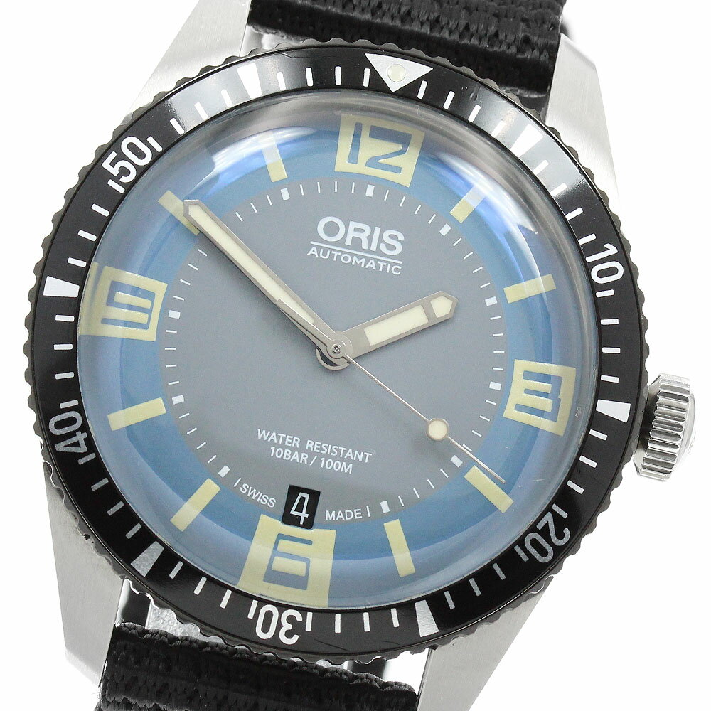 オリス ORIS 7707 ダイバーズ65 デイト 自動巻き メンズ _952513【中古】