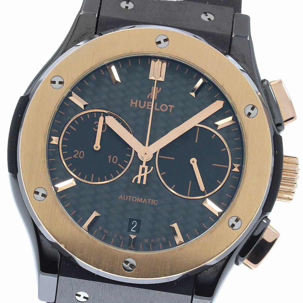 ウブロ HUBLOT 521.CD.1781.RX クラシックフュージョン クロノグラフ 自動巻き メンズ 良品 _953400【中古】