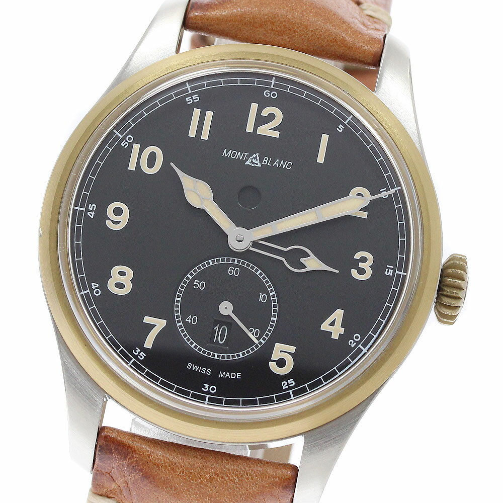 樂天商城 - モンブラン MONTBLANC 116479 1858 オートマティック デュアルタイム デイ＆ナイト 自動巻き メンズ 良品 _953636【中古】