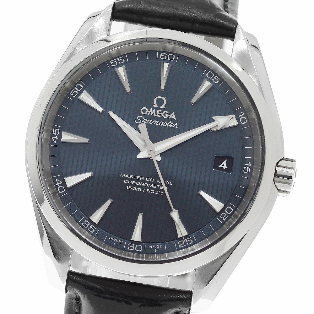 オメガ OMEGA 231.13.42.21.03.001 シーマスター アクアテラ マスターコーアクシャル クロノメーター 自動巻き メンズ _950672【中古】