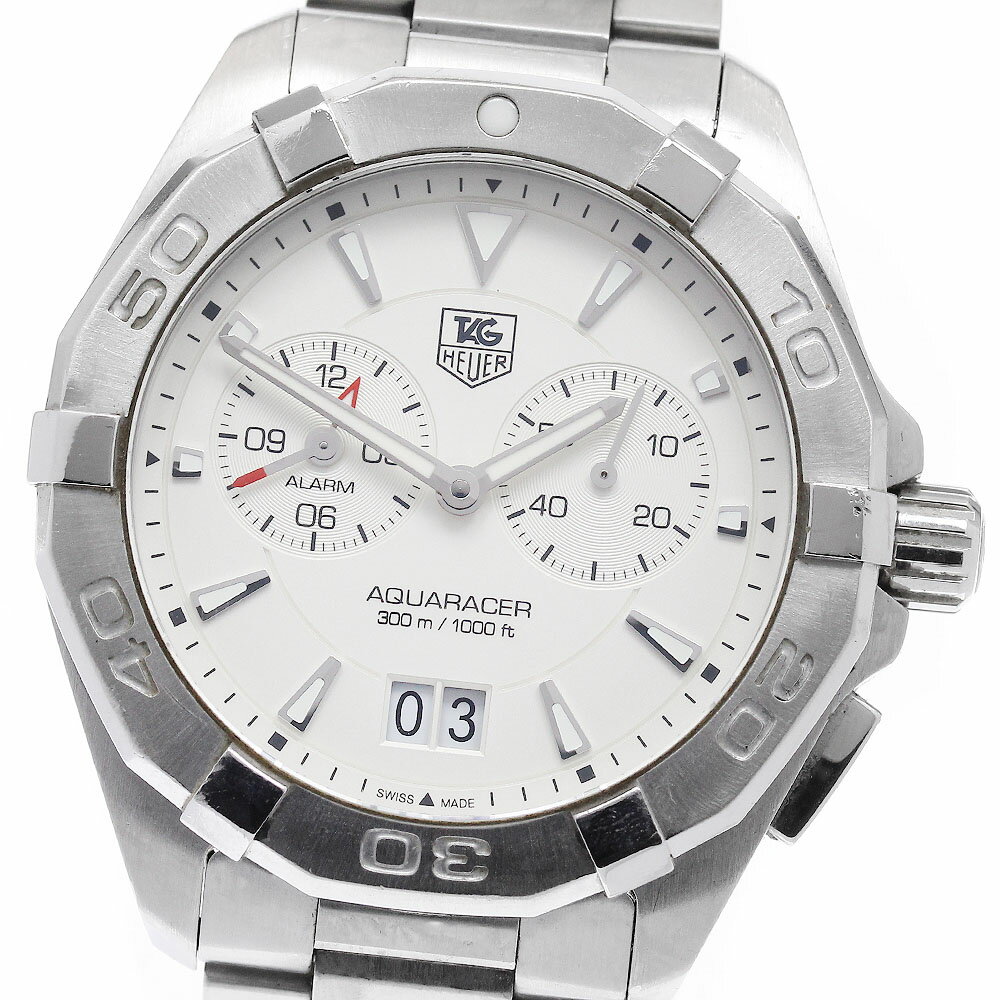 タグホイヤー TAG HEUER WAY111Y アクアレーサー アラーム クォーツ メンズ _952465【中古】