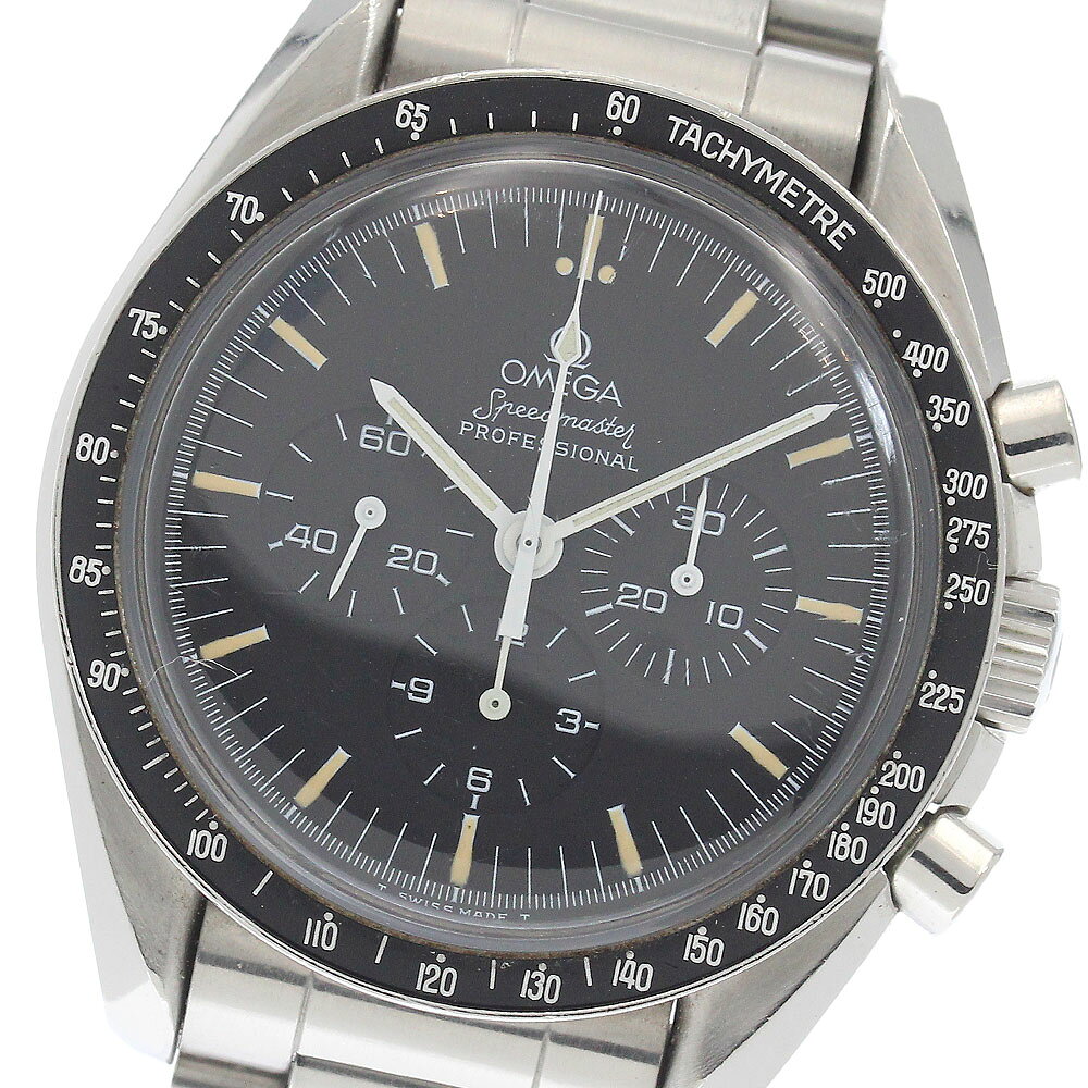 オメガ OMEGA ST145.022 スピードマスター プロフェッショナル ムーンウォッチ Cal.861 下がりR 手巻き メンズ 保証書付き_952825【中古】