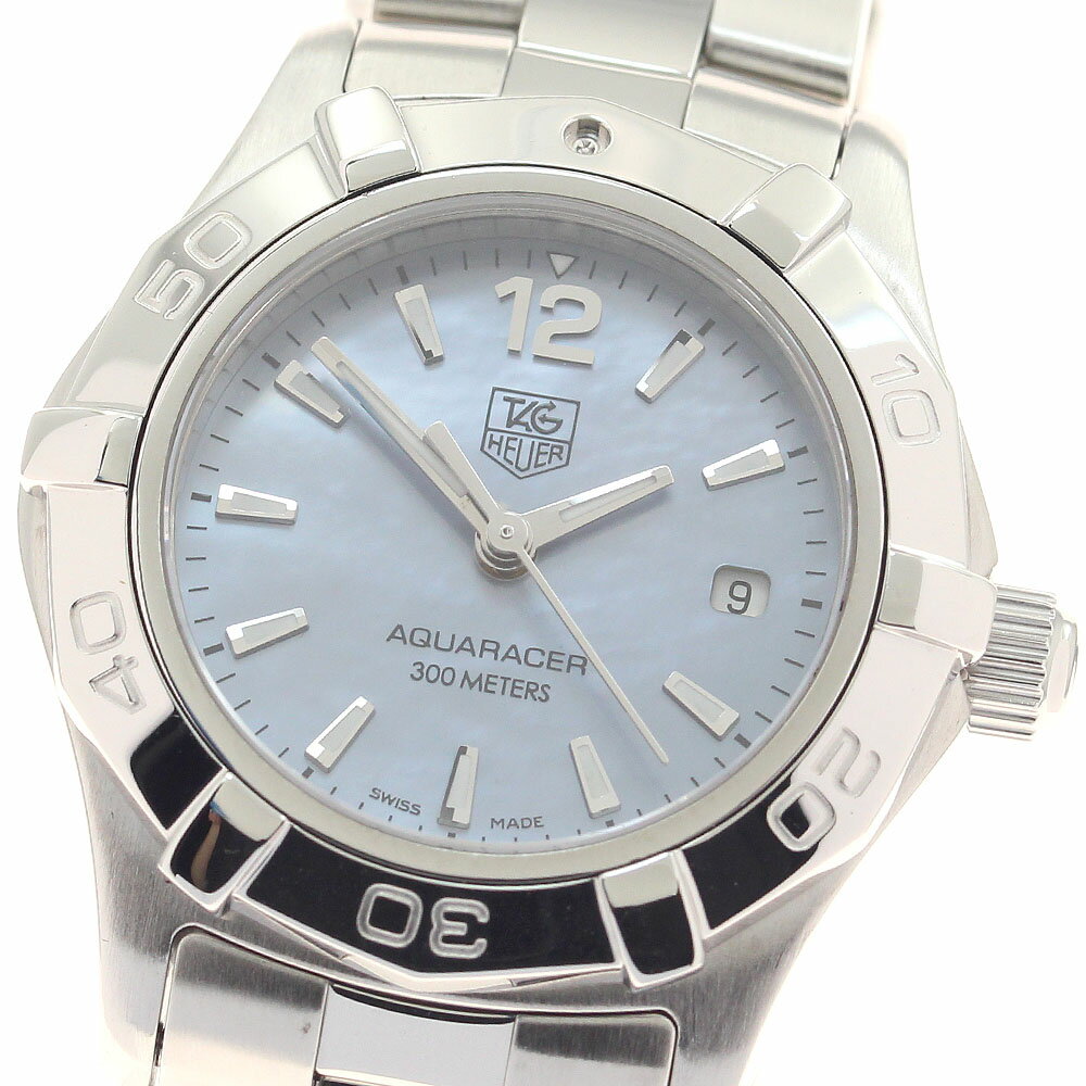 タグホイヤー TAG HEUER WAF1417 アクアレーサー デイト クォーツ レディース _944136【中古】
