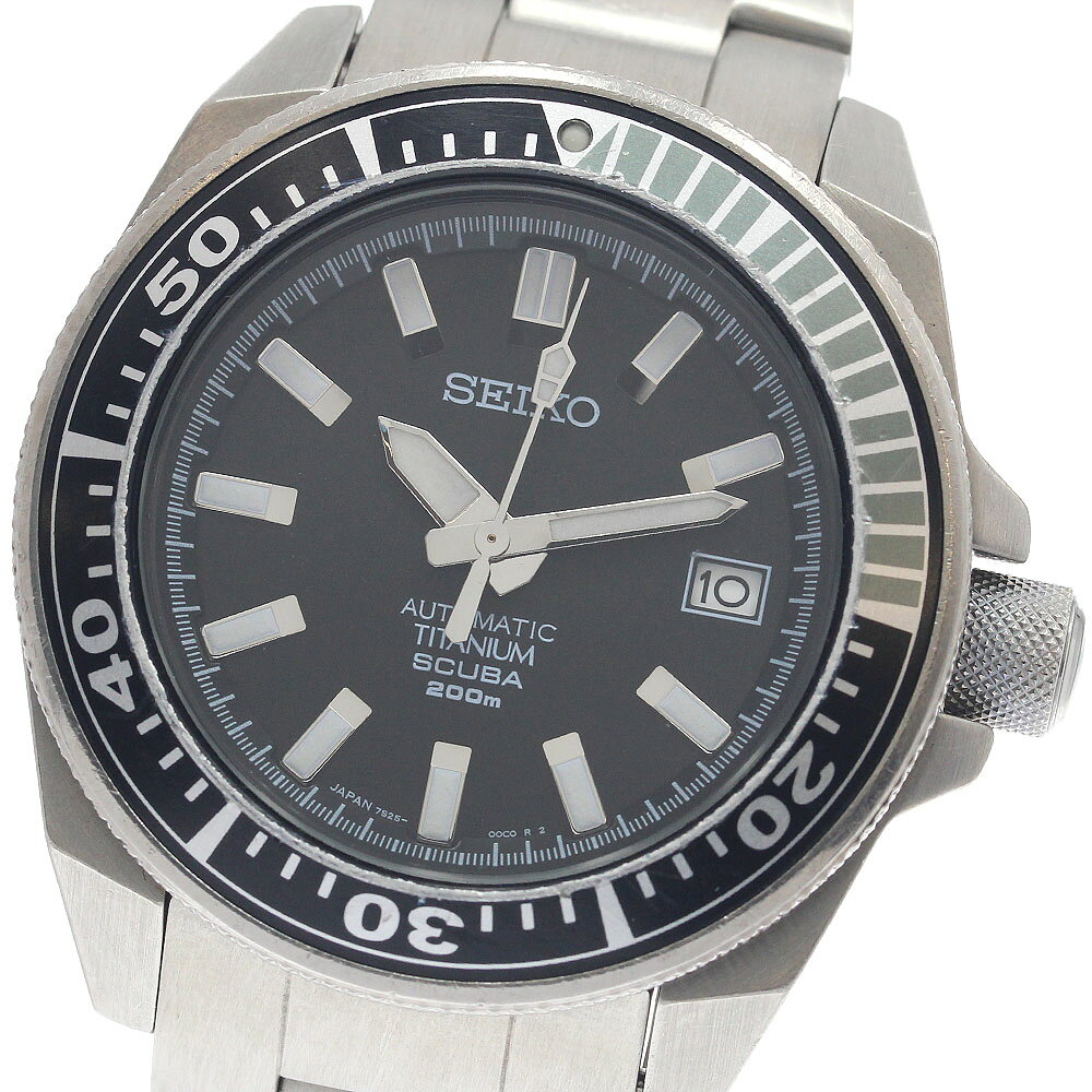 セイコー SEIKO 7S25-00D0/SBDA001 プロスペックス スキューバ ブラックサムライ 自動巻き メンズ _949189【中古】