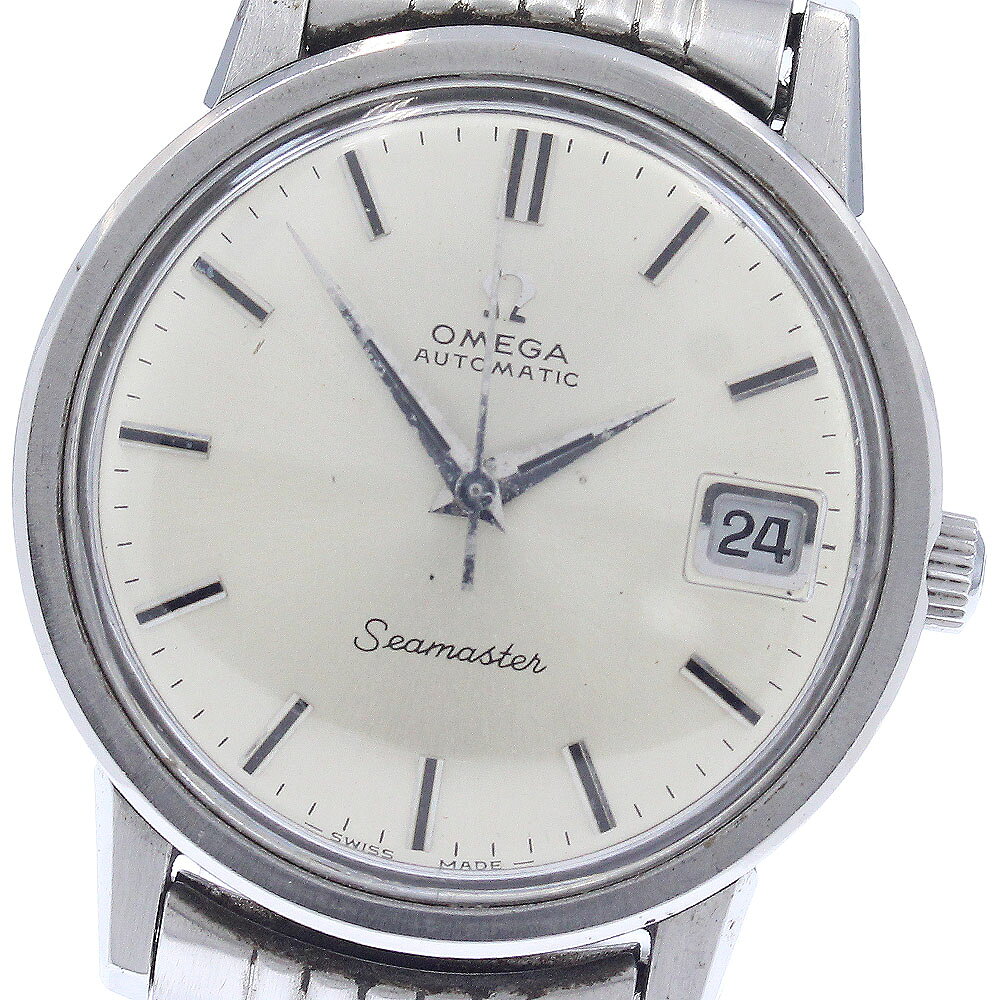 Sea Master - オメガ OMEGA 166.003SP シーマスター デイト cal.565 ライスブレスレット 自動巻き メンズ _951179【中古】