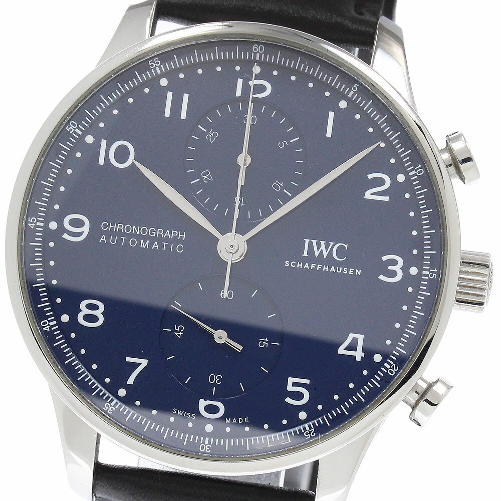 Other - IWC IWC SCHAFFHAUSEN IW371601 ポルトギーゼ クロノグラフ 自動巻き メンズ 良品 保証書付き_951420【中古】