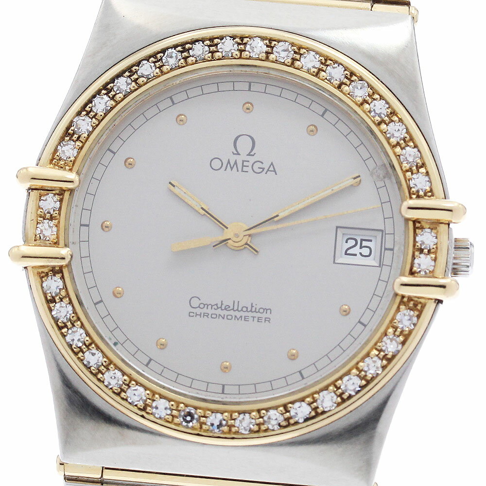 オメガ OMEGA 1360.76 コンステレーション ダイヤベゼル 8Pダイヤ クォーツ レディース 美品 _948256 OMEGA - オメガ OMEGA 1360.76 コンステレーション ダイヤベゼル 8P