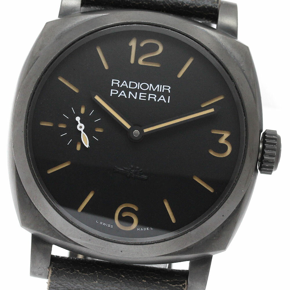パネライ PANERAI PAM00532 ラジオミール 1940 パネリスティ フォーエバー 3デイズ 47mm 手巻き メンズ 極美品 保証書付き_951889【中古】