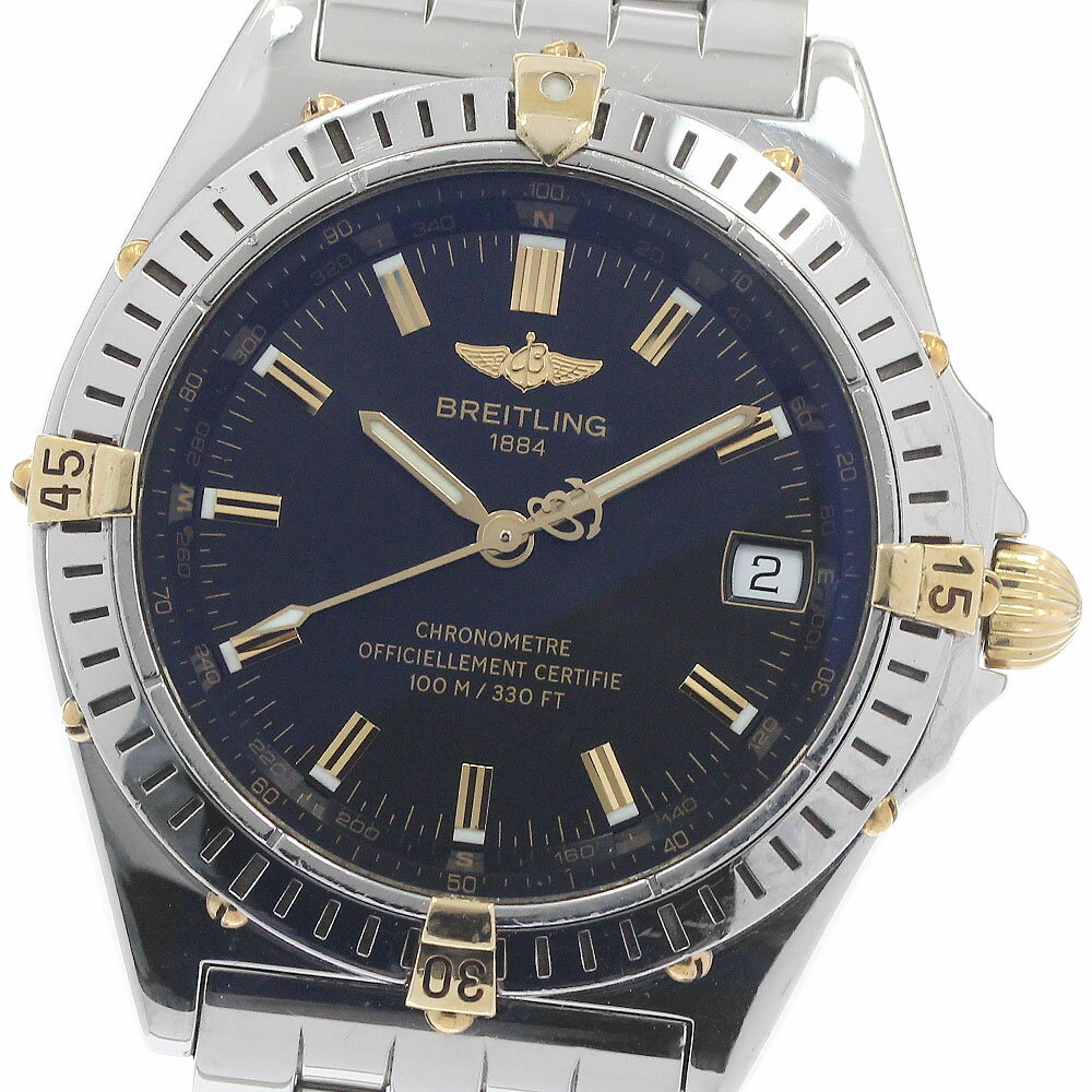 Rakuten - ブライトリング BREITLING B10350 ウイングス デイト 自動巻き ボーイズ _952650【中古】