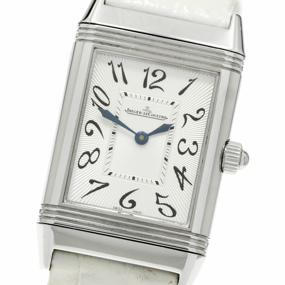 JAEGER LeCoultre - ジャガー・ルクルト JAEGER-LECOULTRE 256.8.75/Q2568402 レベルソ デュエット ダイヤベゼル 手巻き レディース 保証書付き_952774【中古】