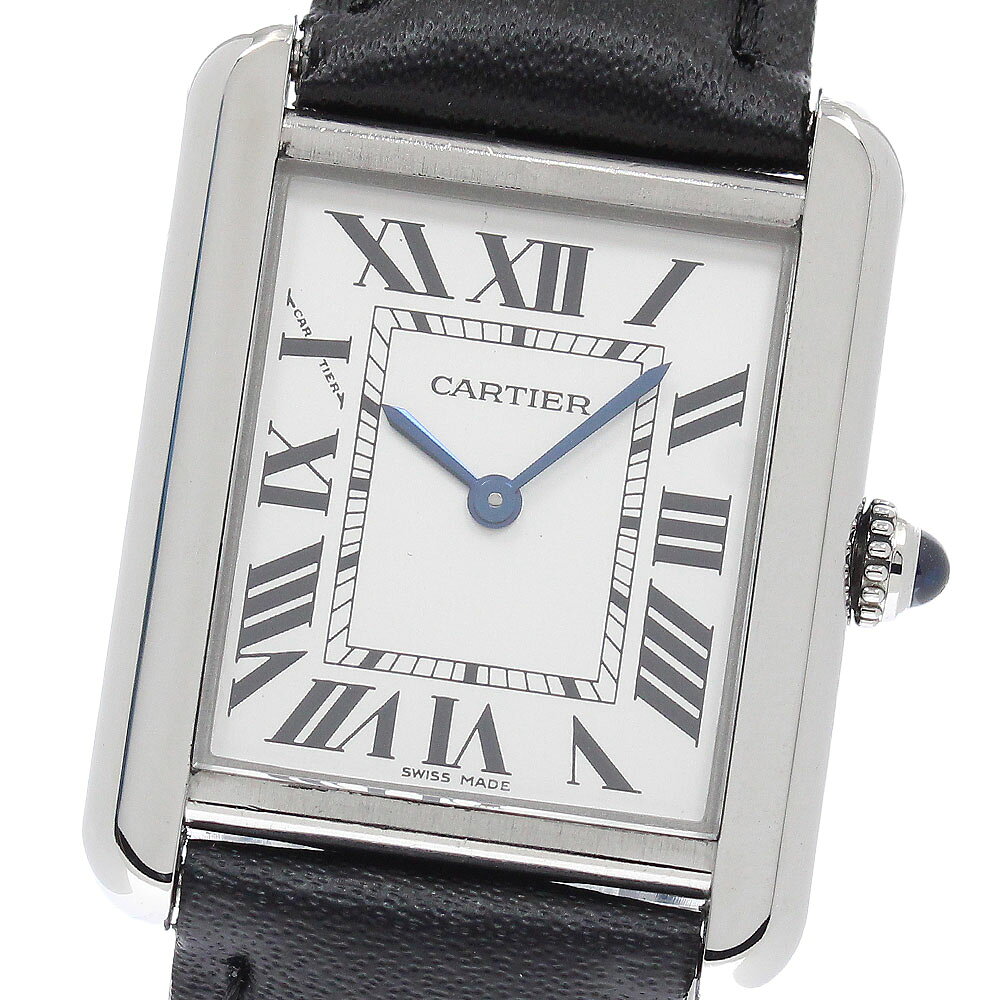 樂天商城 - カルティエ CARTIER W5200005 タンクソロSM クォーツ レディース _953518【中古】