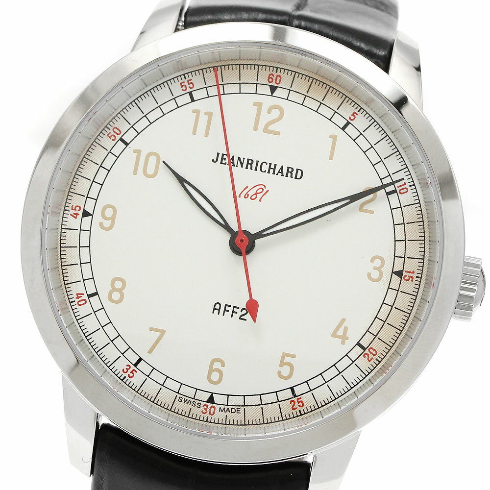 ジャンリシャール JEANRICHARD 60300-11-711-AA6 ロンド 1681 自動巻き メンズ 極美品 _953528【中古】